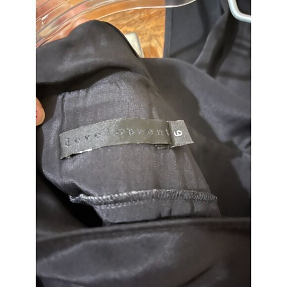 Development by Phillip Lim V neck silk Sleeveless black cocktail maxi dress 6 - Picture 3 of 13